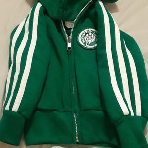 Boston Celtics zipped hoodie
